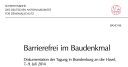 Wissenswert: Publikation „Barrierefrei im Baudenkmal“